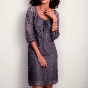 Garnet Hill Bohème Easy Lace Dress